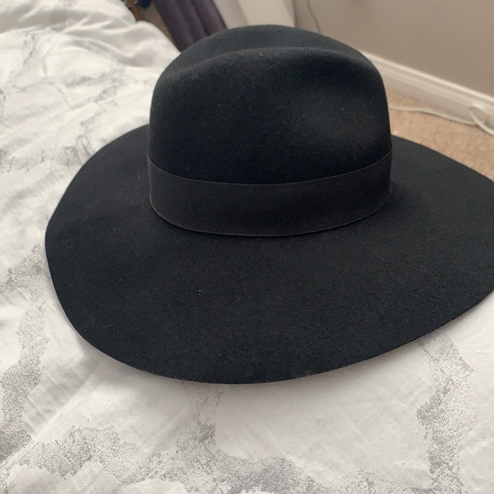 Brixton Black Floppy Brimmed Hat - Picture 6 of 9